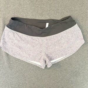lululemon athletica Gray and Black Athletic Shorts
